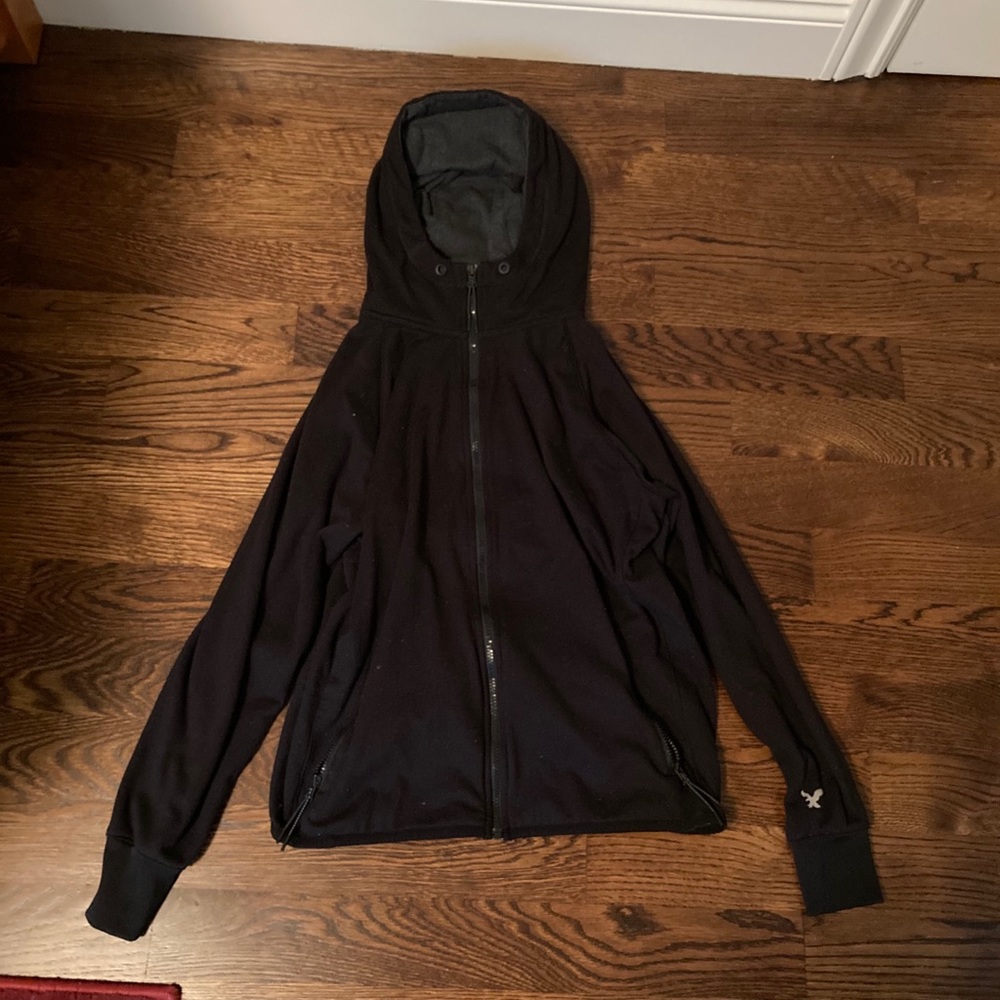 Black Active Flex American Eagle Hoodie